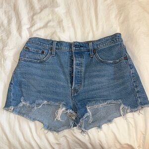 Levi Denim Blue Women's Shorts